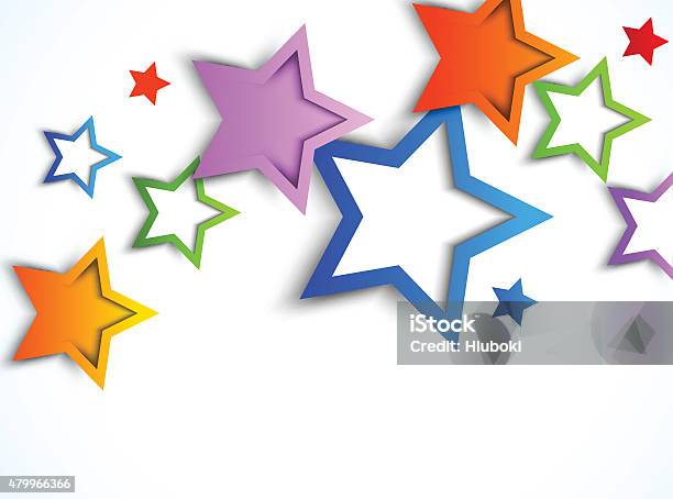 Colorful Stars Stock Illustration - Download Image Now - 2015, Abstract, Arts Culture and Entertainment