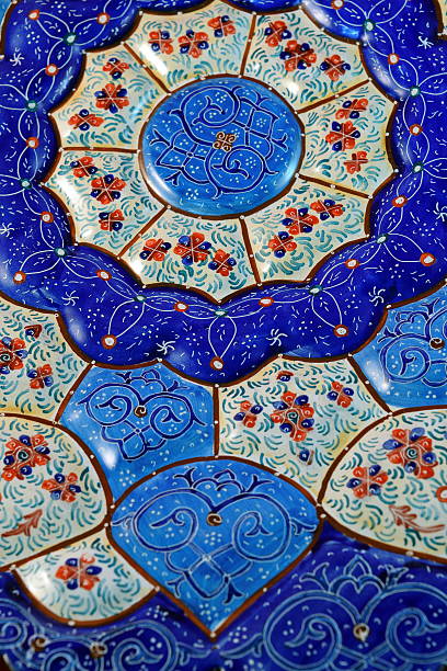 istock Mina Minakari Handicraft made in Esfahan Naqshe Jahan Square, Iran 479968032