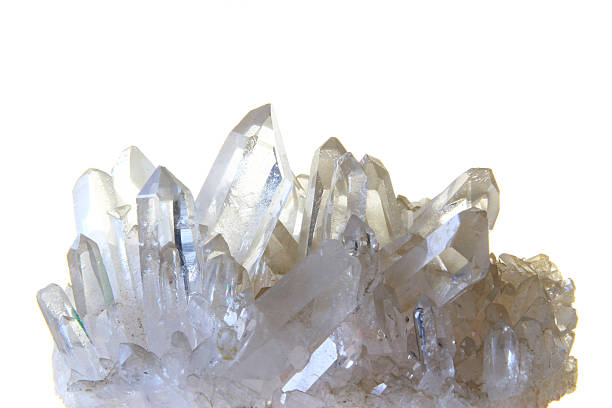 Rock crystal stock photo