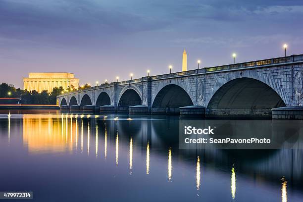 Dc Skyline Stock Photo - Download Image Now - Washington DC, Night, Urban Skyline