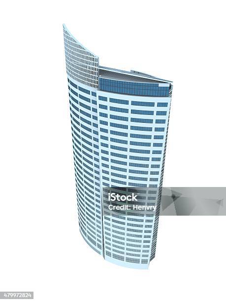 Single Skyscraper Stock Photo - Download Image Now - Building Exterior, 2015, Architecture