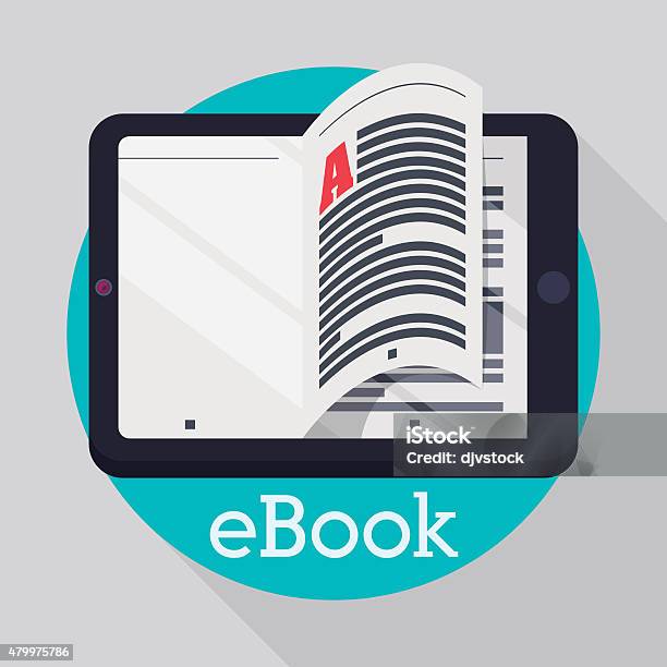 Ebook Design Stock Illustration - Download Image Now - E-Reader, Vector, Free of Charge