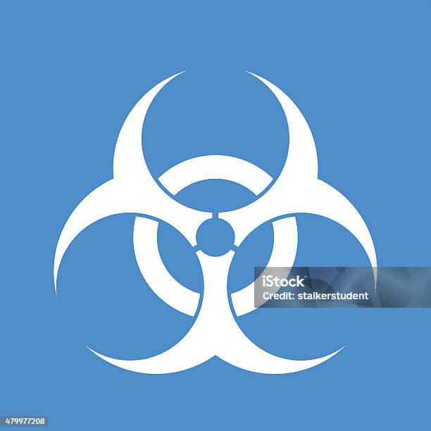 Bio Hazard Icon Vector Web Illustration Stock Illustration - Download Image Now - 2015, Abstract, Backgrounds