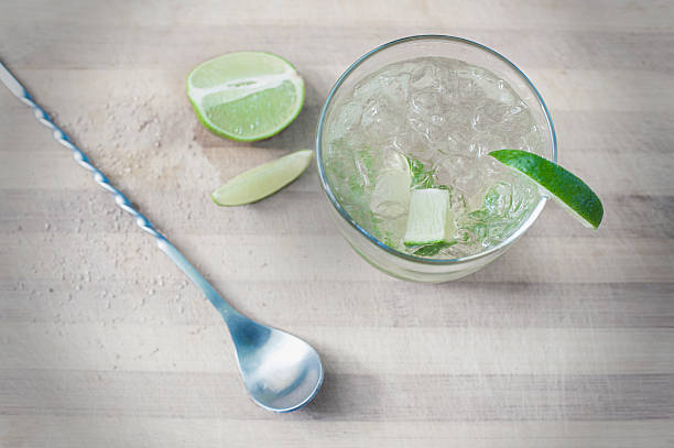 istock cocktail with brandy, brown sugar, lime and soda 479985474
