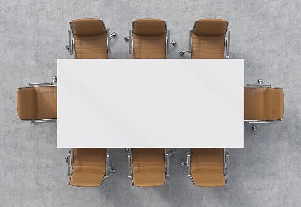 istock Top view of a conference room. 479986958