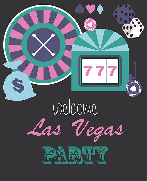 лас-вегас - welcome to fabulous las vegas sign illustrations stock illustrations