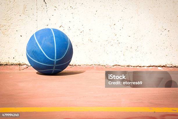 Basketball In The Street Stock Photo - Download Image Now - 2015, Backgrounds, Basket