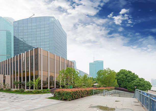 istock city park with modern building background in shanghai 479994890