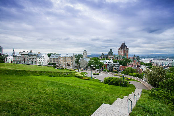 istock Quebec City Park near the Frontenac Castle 479998032