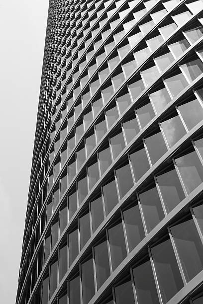 istock Skyscraper building modern facade in black and white 479998488