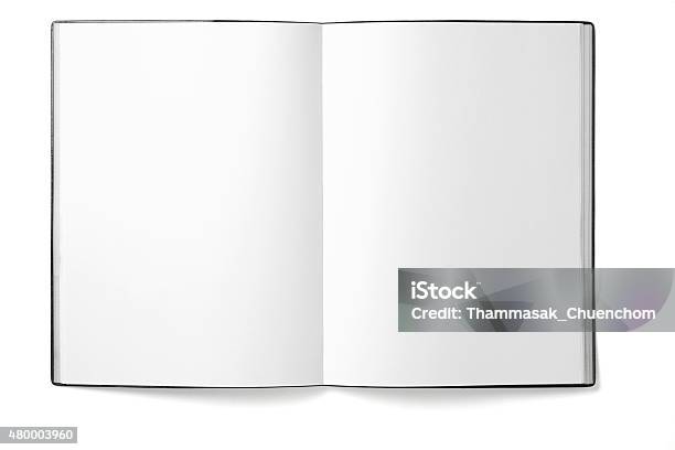 Blank Book Stock Photo - Download Image Now - Book, Open, Blank