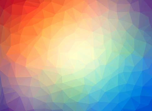 Abstract geometric low poly multicolor background