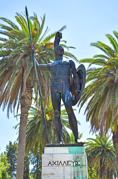 Monument to Spartans in Greece near the place of legendary battle