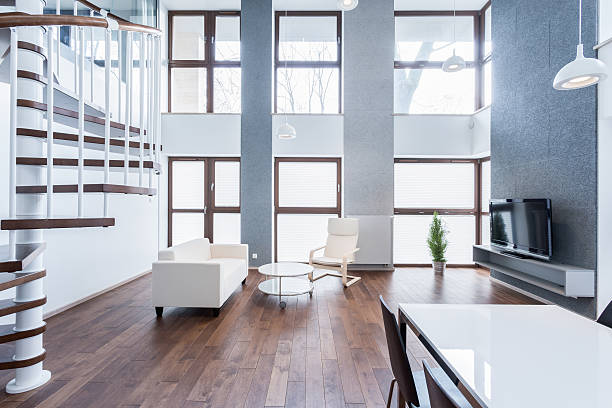 istock Spacious and original living room 480006942