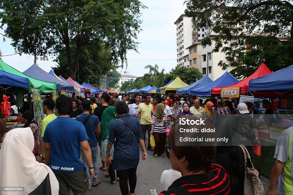 Street Food Market In Kuala Lumpur During Ramadhan Month Stock Photo