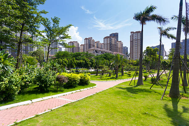 istock New apartment and pavement at grass lot 480013510