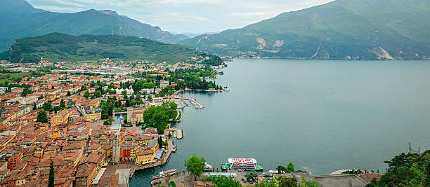 istock Lake Garda, Riva del Garda, HD panorama collage 480018134