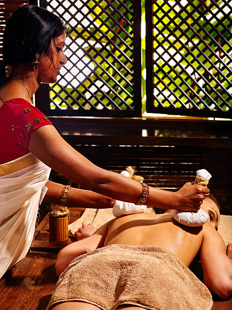 istock Woman having massage with pouch 480018842