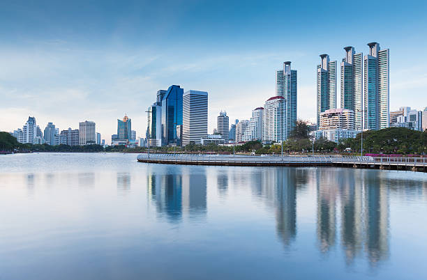 istock Waterfront at Bangkok business downtown 480019148