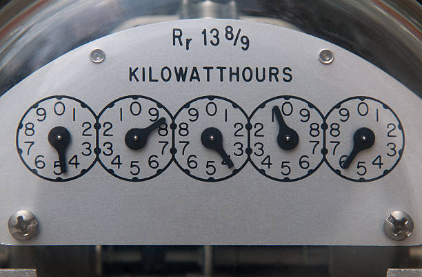 ampèremètre - kilowatt photos et images de collection