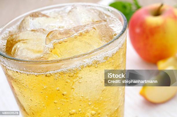 Apple Spritzer Apple Juice Spritzer Stock Photo - Download Image Now - Apple Juice, Cider, Bubble