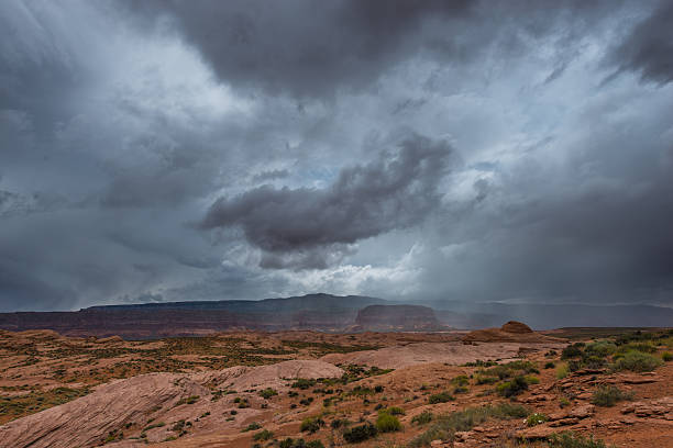 istock Rain Storm over the Desert Utah Landscape 480035910
