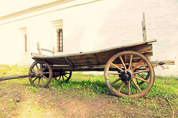 istock Vintage old wooden cart.Toned image. 480036270