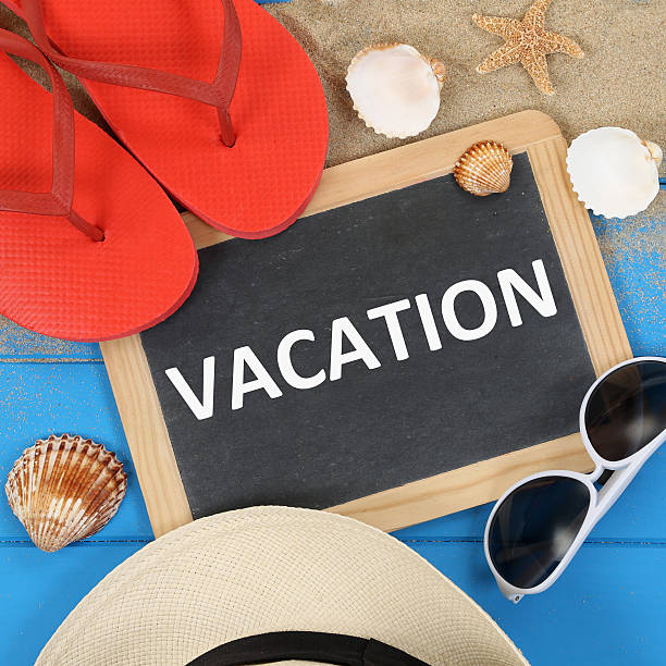 istock Vacation on the beach in summer with sunglasses 480039596