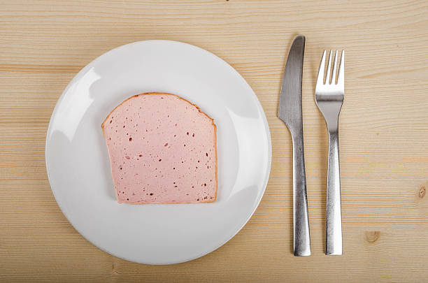 istock Leberkaese on a wooden table 480043488