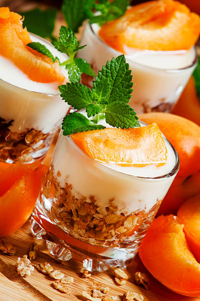 istock Homemade granola with yogurt and apricot 480044676