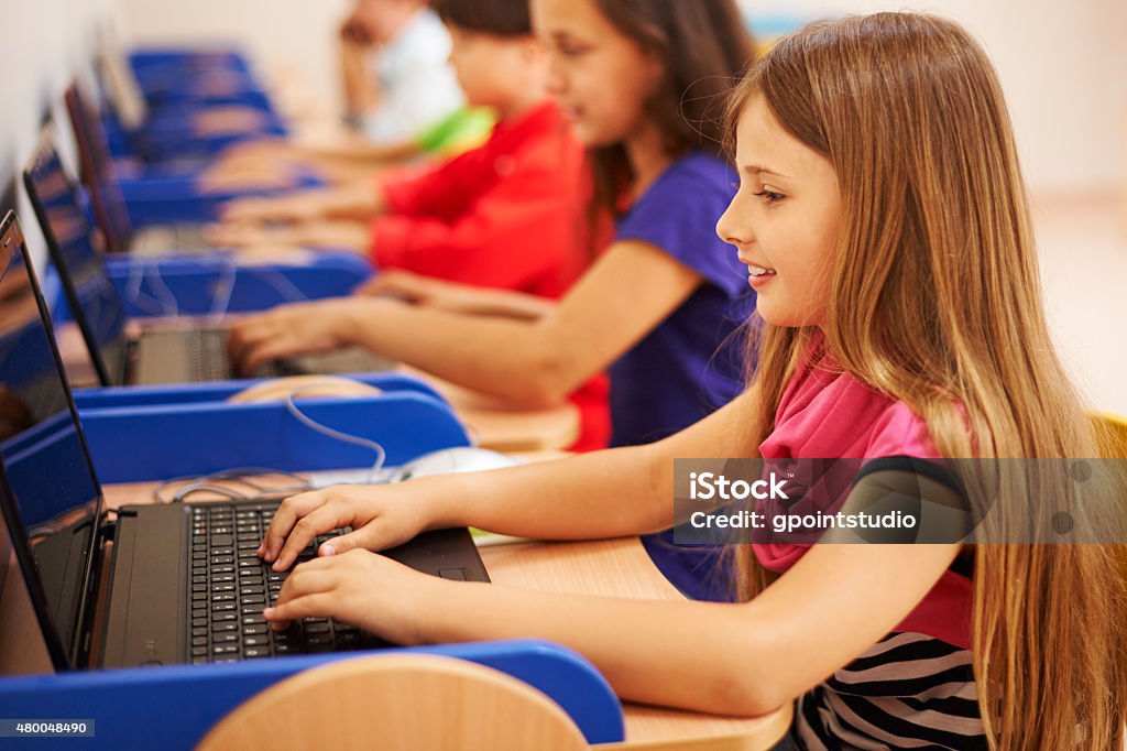 She is a prefect students 2015 Stock Photo