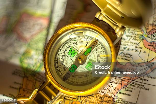Compass Stock Photo - Download Image Now - Africa, Antique, Asia