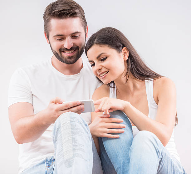 istock Young couple at home 480052502