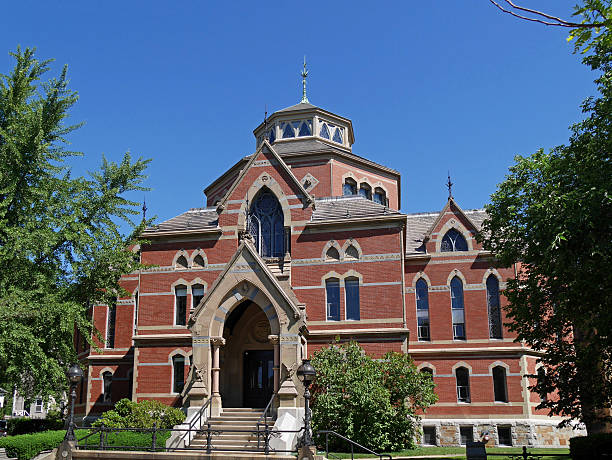 Brown University Robinson Hall, built as a library in the 1870s brown university stock pictures, royalty-free photos & images