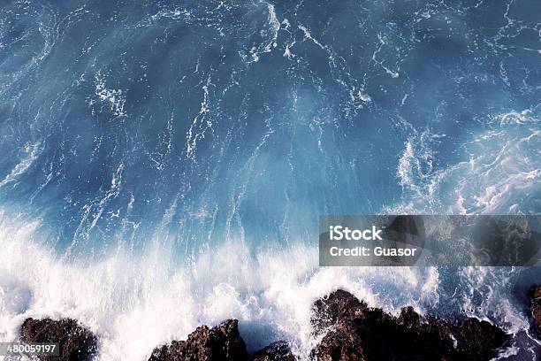 Wave Stock Photo - Download Image Now - Backgrounds, Bay of Water, Blue