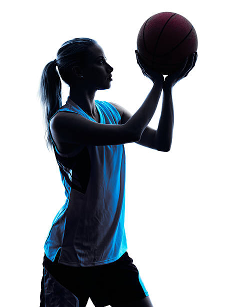 istock woman basketball player silhouette 480061298