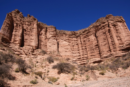 Desert and andean landscape near Tupiza, Bolivia