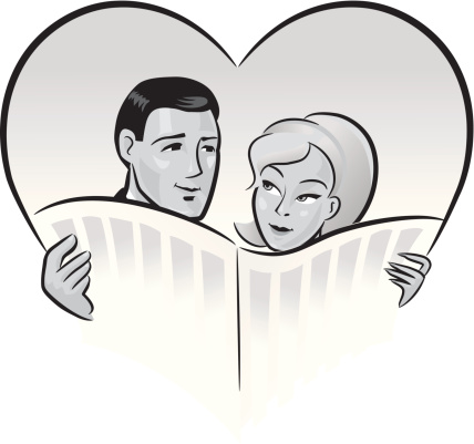 Couple Heart Paper