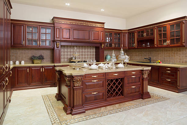 istock Modern kitchen interior and furnitures 480072044