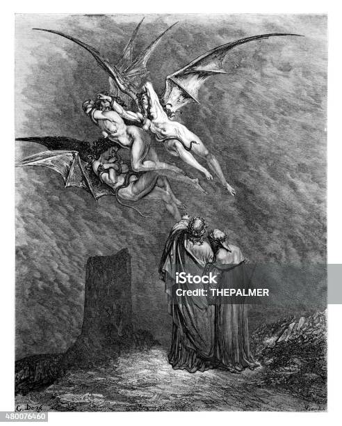 Dantes Inferno Stock Illustration - Download Image Now - Dante - Italian  Poet, Hell, Inferno - iStock