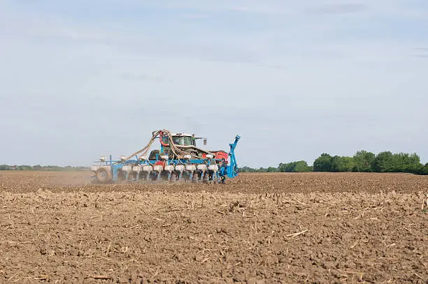 Photo of harvesting machine