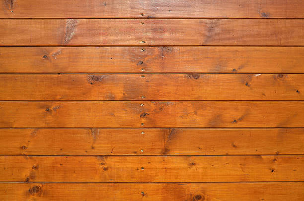 Yellow wooden background
