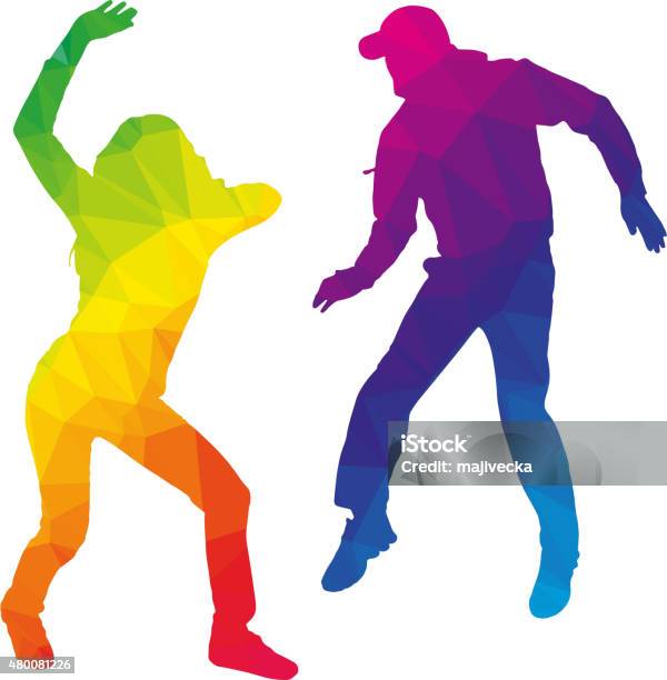Dancers Stock Illustration - Download Image Now - Dancing, Hip Hop Culture, In Silhouette