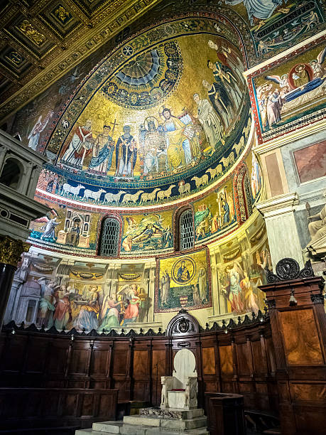 istock St Maria Basilica in Trastevere, Rome 480093151