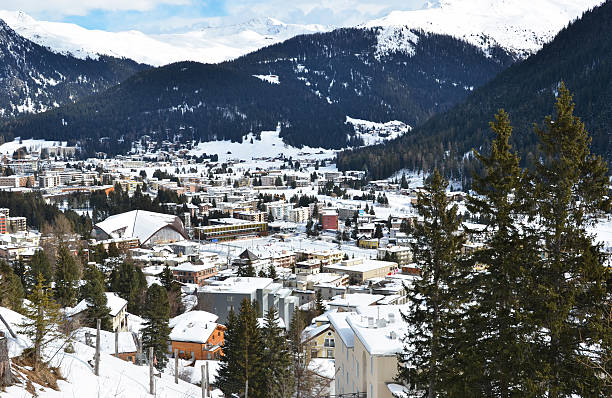 istock Davos, famous Swiss skiing resort 480094536