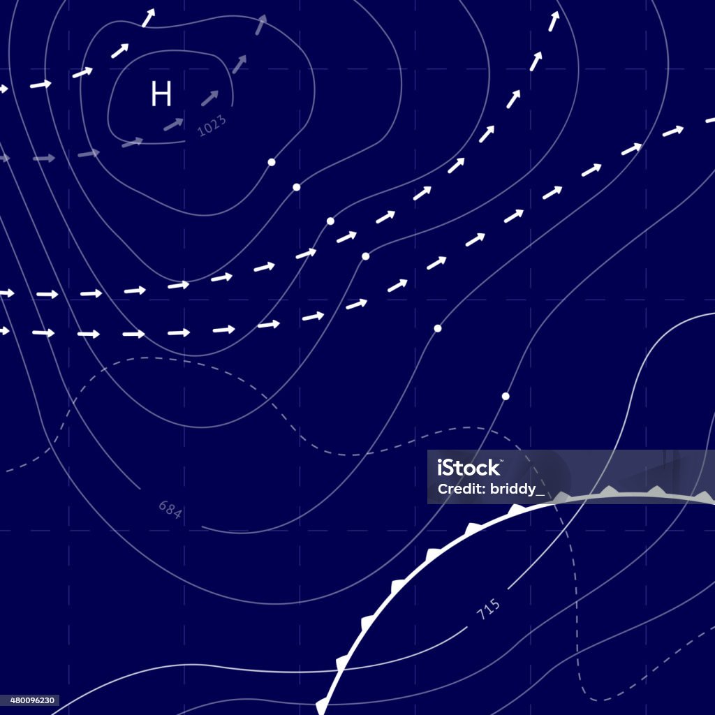 Abstract Weather Map Abstract Weather Map Stock Illustration - Download Image Now ...