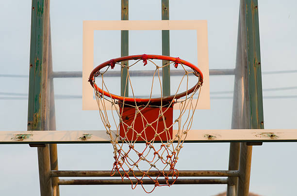 istock Close up of a basketball hoop 480096884