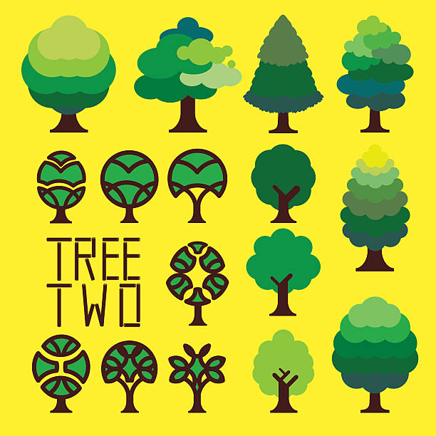 Rubber Tree Simble 120+ Rubber Tree Forest Stock Illustrations, Royalty-Free Vector ...