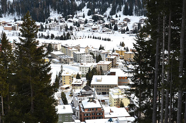 istock Davos, famous Swiss skiing resort 480097126
