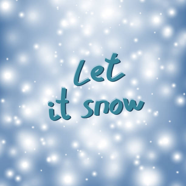 illustrations, cliparts, dessins animés et icônes de flocons de neige tombant brillant - let down